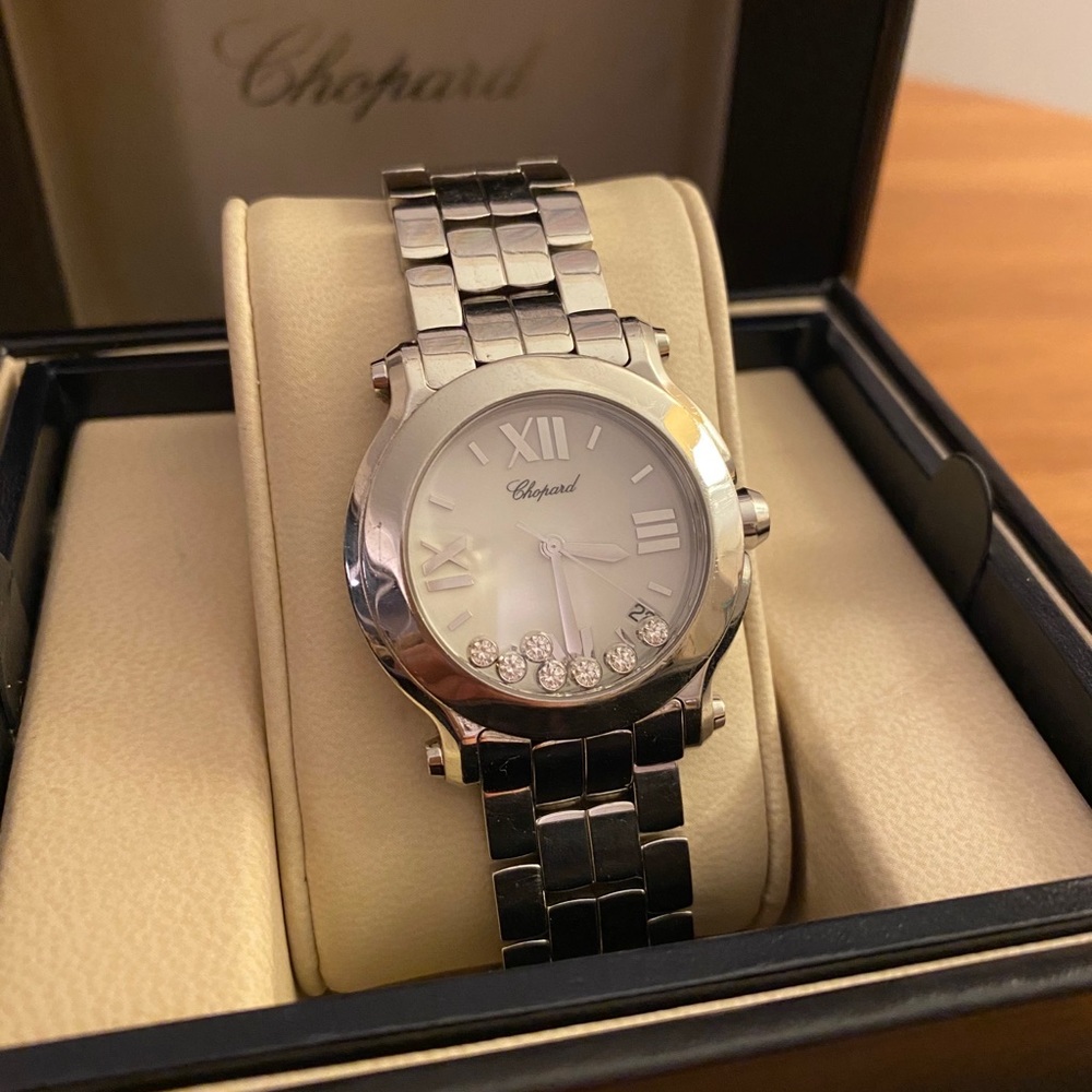Chopard Happy Sport 7 Floating Diamonds Watch